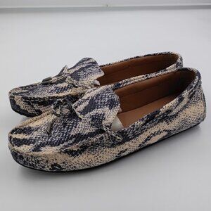 Aerosoles Boater Roccia Snake Print Women's Size 10